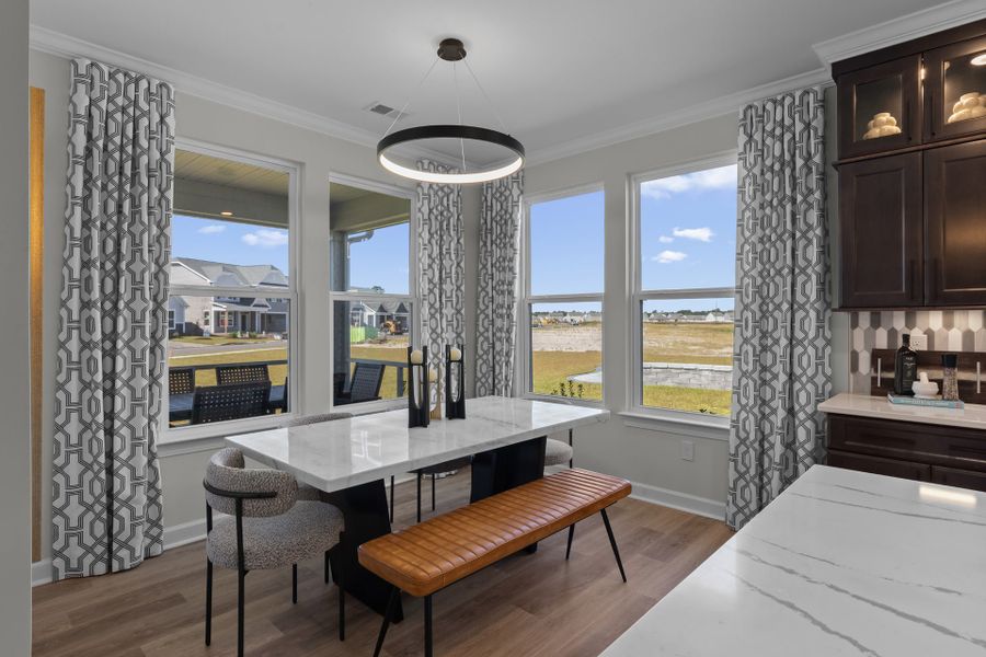 Representative furnished interior of a home built from the The Sand Dollar by Chesapeake Homes in Coastal Club of the Carolinas, Calabash (Image 15).