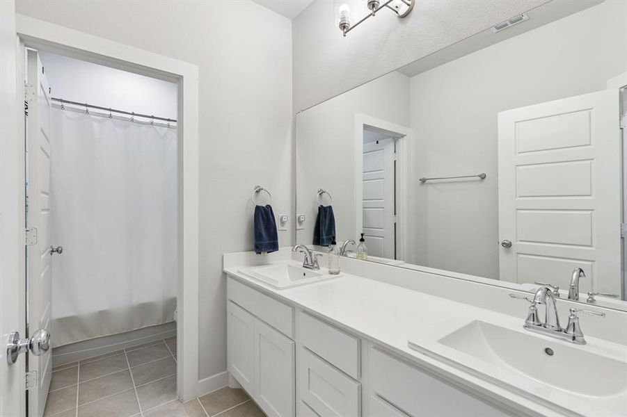 Upstairs full bath Upstairs full bath
