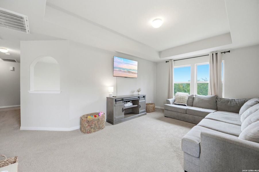 Furnished interior view inside a new home in Ventana, Bulverde (Image 27).