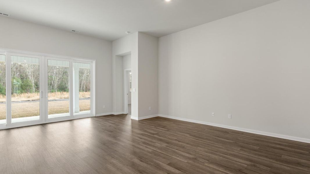 Representative unfurnished interior of a home built from the LITCHFIELD by D.R. Horton in Cedar Hill Landing, Navassa (Image 17).