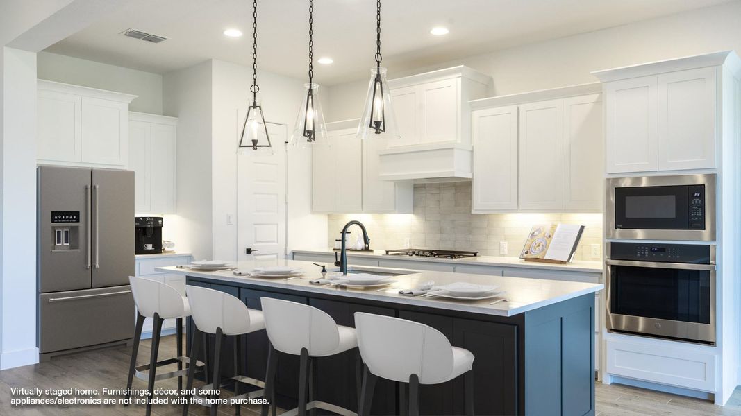 Furnished interior view inside a new home in Parkside On The River 60', Georgetown (Image 3).