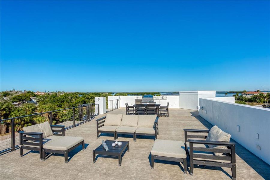 Exterior details and patio area of a home in , Longboat Key (Image 50).