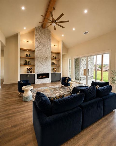 Furnished interior view inside a new home in , Forney (Image 6). Furnished interior view inside a new home in , Forney (Image 6).