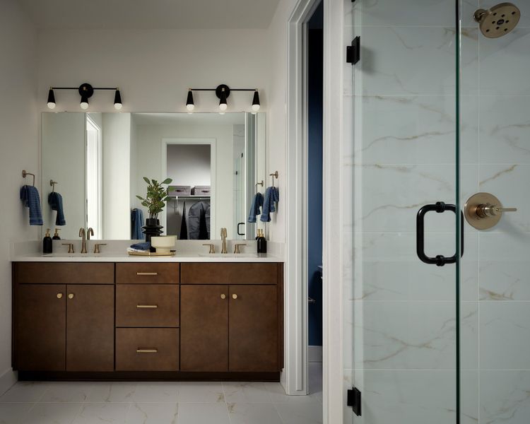 Representative furnished interior of a home built from the 2803 by Tri Pointe Homes in Painted Prairie, Aurora (Image 32).