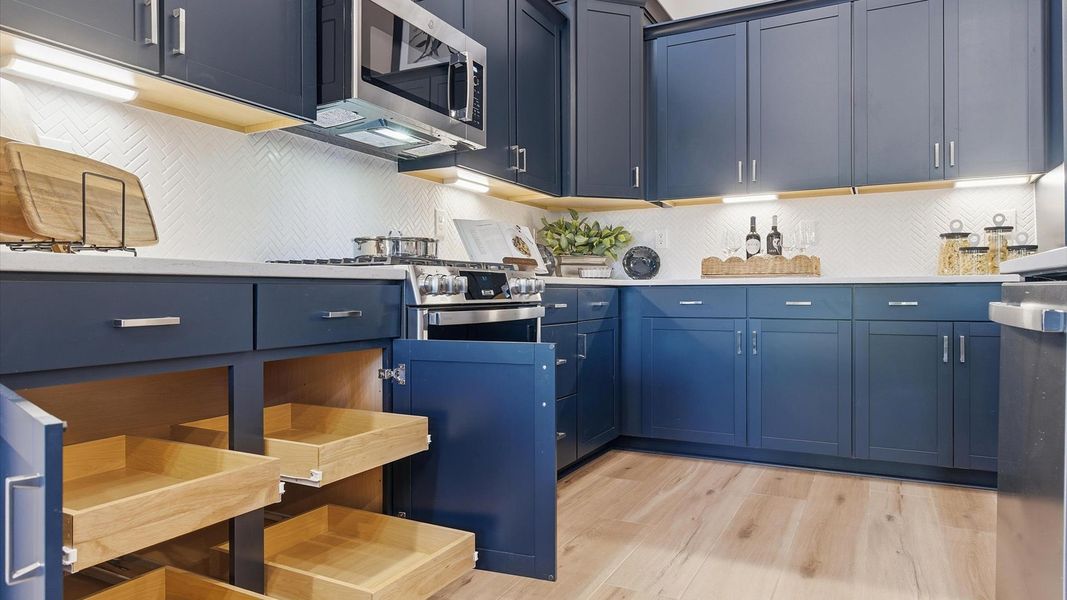 Representative furnished interior of a home built from the Cooper 3 by DRB Homes in Pelham Crossing Single Family Homes, Greenville (Image 14).