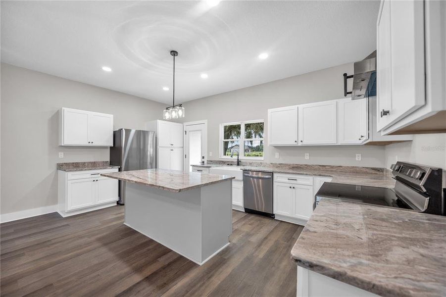 Furnished interior view inside a new home in , Bushnell (Image 14).