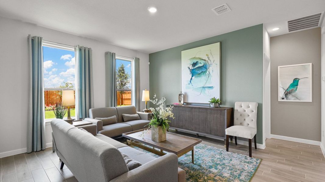 Furnished interior view inside a new home in Lankford Farms, Cleburne (Image 18).