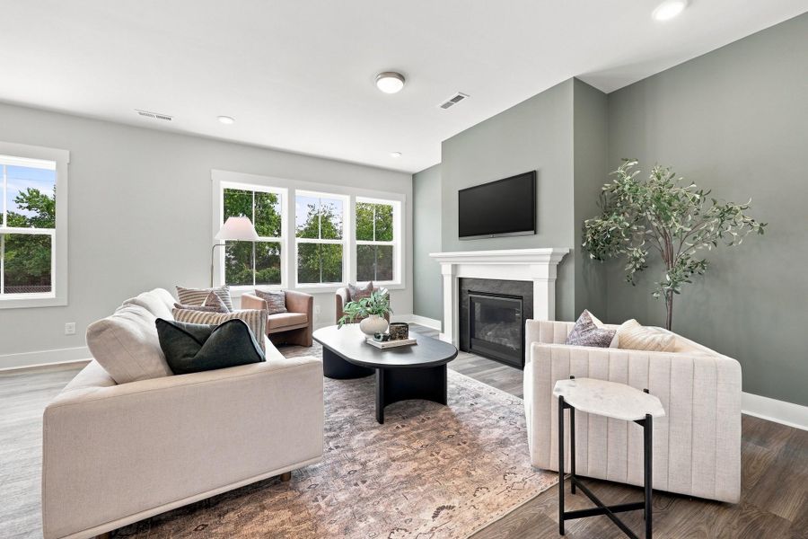 Furnished interior view inside a new home in Golden Gate, High Point (Image 15).