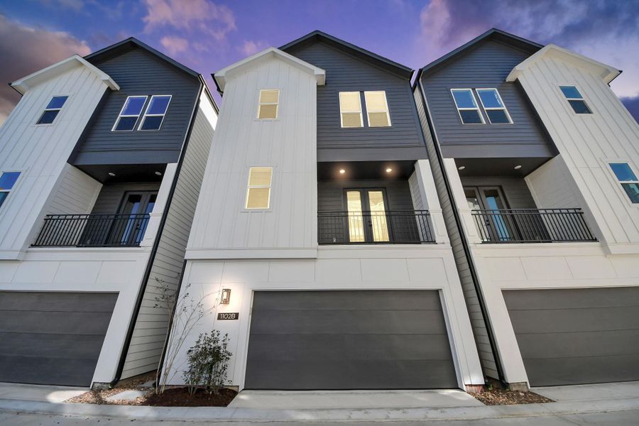 Front exterior of a new home in , Houston, TX, highlighting curb appeal (Image 2). Front exterior of a new home in , Houston, TX, highlighting curb appeal (Image 2).
