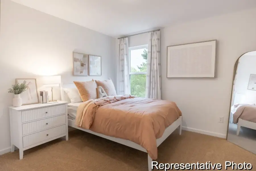 Furnished interior view inside a new home in Harpers Landing Townhomes, Walkertown (Image 16).