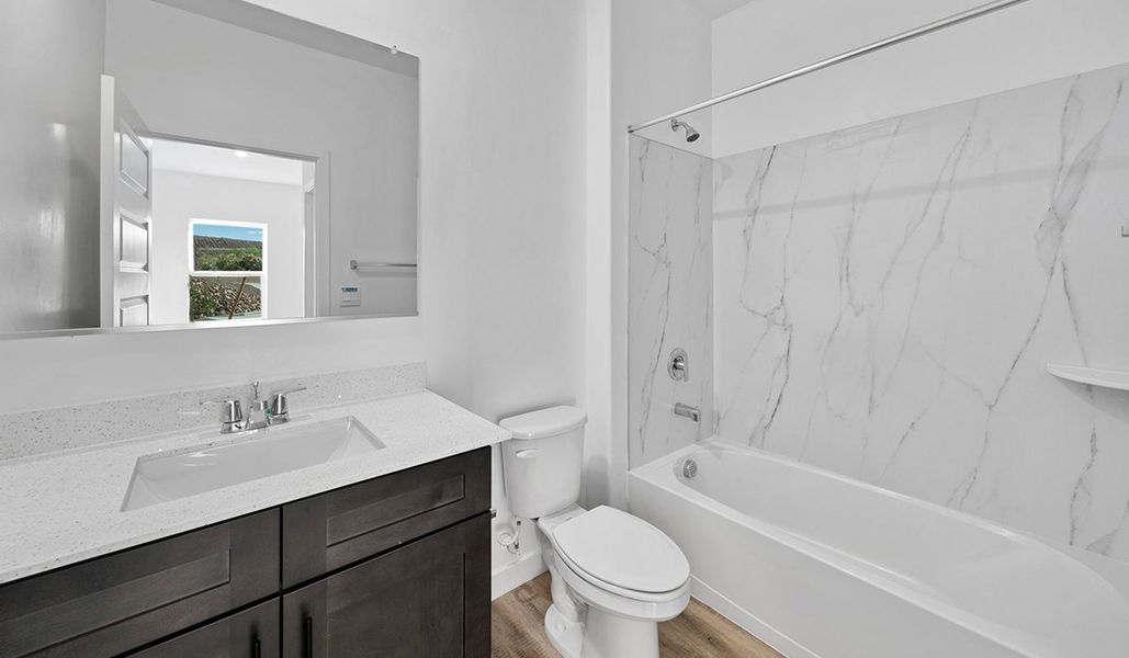 Furnished interior view inside a new home in Solterra, Green Valley (Image 8).