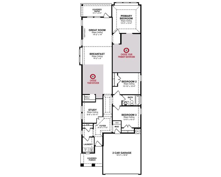 2D floor plan layout of this home in Bridgeland, Cypress, TX (Image 1). 2D floor plan layout of this home in Bridgeland, Cypress, TX (Image 1).