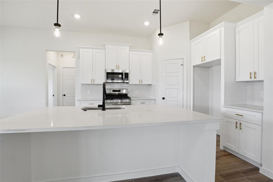 Furnished interior view inside a new home in , Alvin (Image 10). Furnished interior view inside a new home in , Alvin (Image 10).