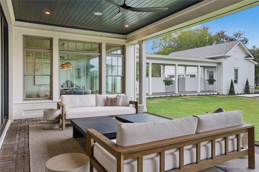 Exterior details and patio area of a home in , Oakland (Image 24).