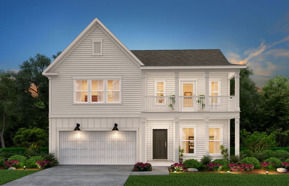 Representative exterior photo of a completed home built from the Stonebrook by Pulte Homes in Waterways, Richmond Hill, GA (Image 21).