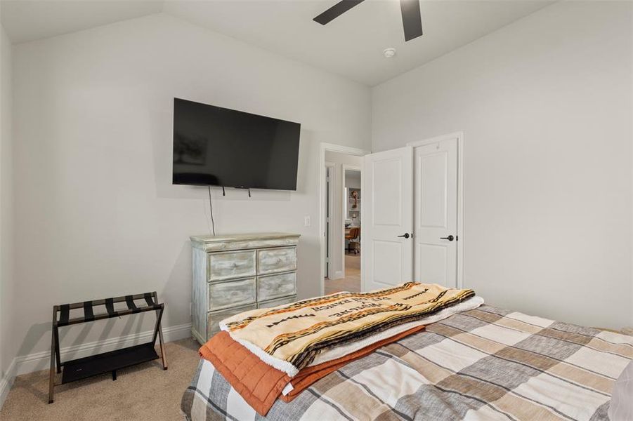 Furnished interior view inside a new home in Union Park Classic 60, Little Elm (Image 24).