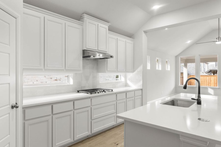 Furnished interior view inside a new home in Creekview Meadows, Pilot Point (Image 6).