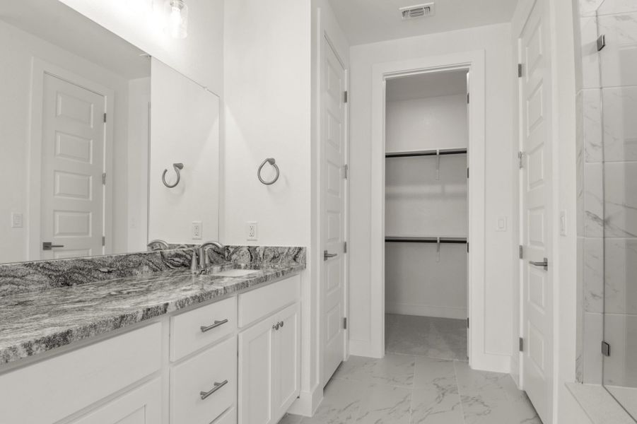 Furnished interior view inside a new home in Easton Park, Austin (Image 18).