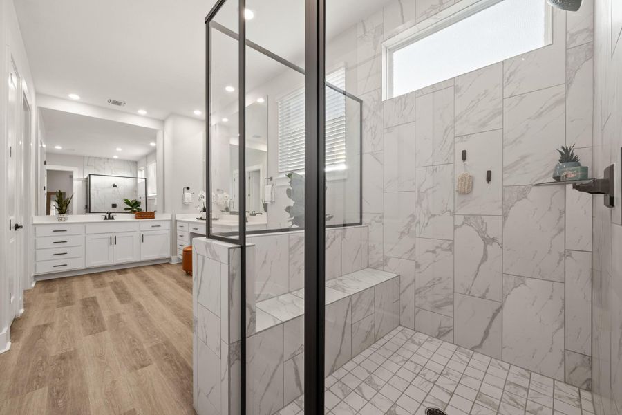 Furnished interior view inside a new home in Bryson, Leander (Image 12). Furnished interior view inside a new home in Bryson, Leander (Image 12).