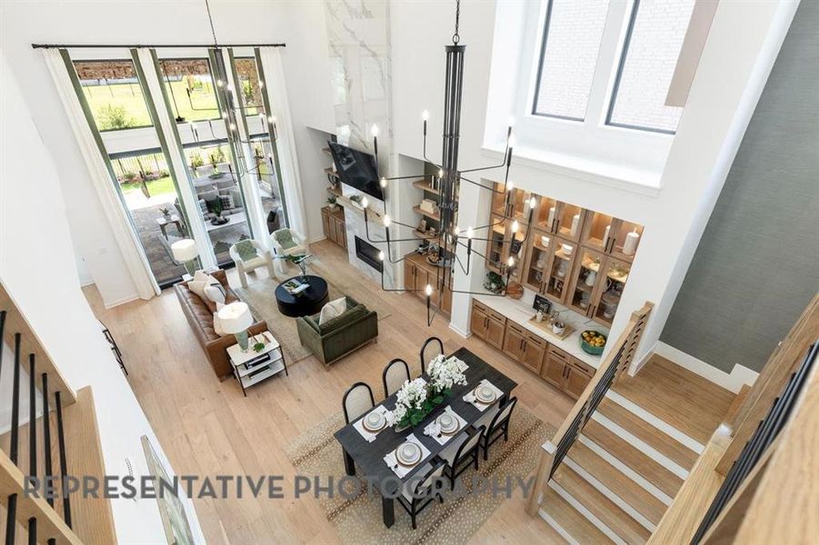 Furnished interior view inside a new home in Landmark, Denton (Image 15).