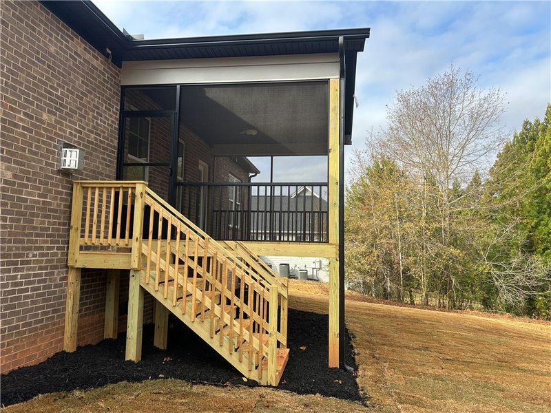 Exterior details and patio area of a home in Cross Creek Golf Club, Seneca (Image 17). Exterior details and patio area of a home in Cross Creek Golf Club, Seneca (Image 17).
