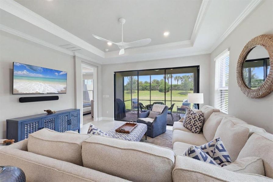 Furnished interior view inside a new home in , Sarasota (Image 9). Furnished interior view inside a new home in , Sarasota (Image 9).