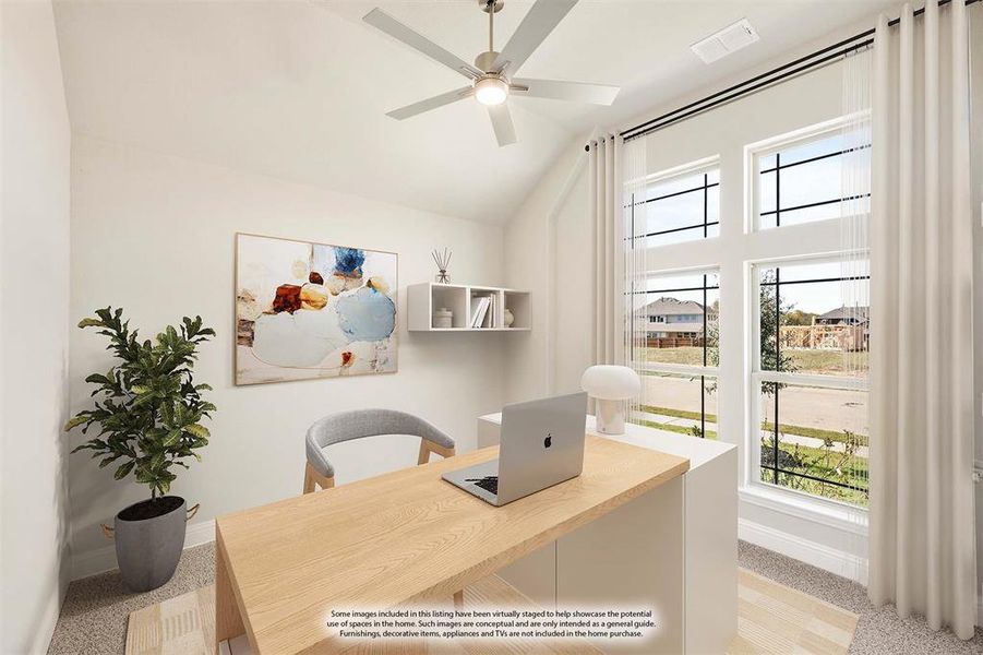Furnished interior view inside a new home in Sunset Ridge, Alvarado (Image 16).