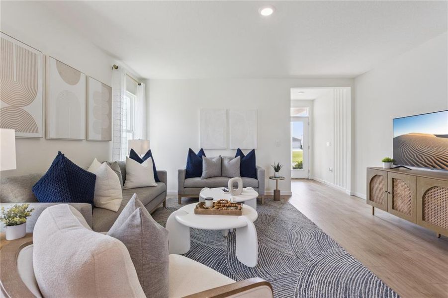 Furnished interior view inside a new home in Crossroads at Kelly Park, Apopka (Image 12).