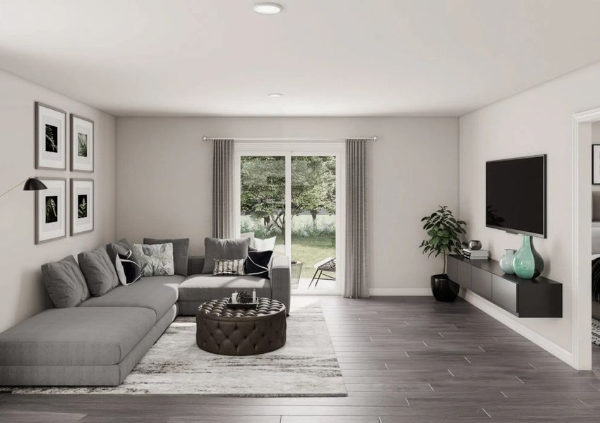 Representative exterior photo of a completed home built from the Biscayne by National HomeCorp in The Park, Uvalde, TX (Image 5).