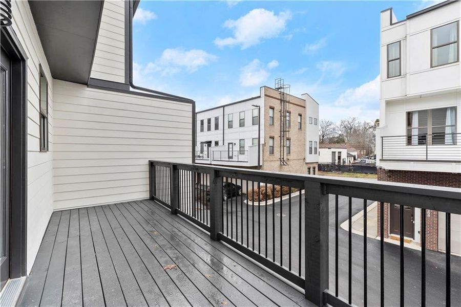 Front exterior of a new home in One Riverside West, Atlanta, GA, highlighting curb appeal (Image 23).