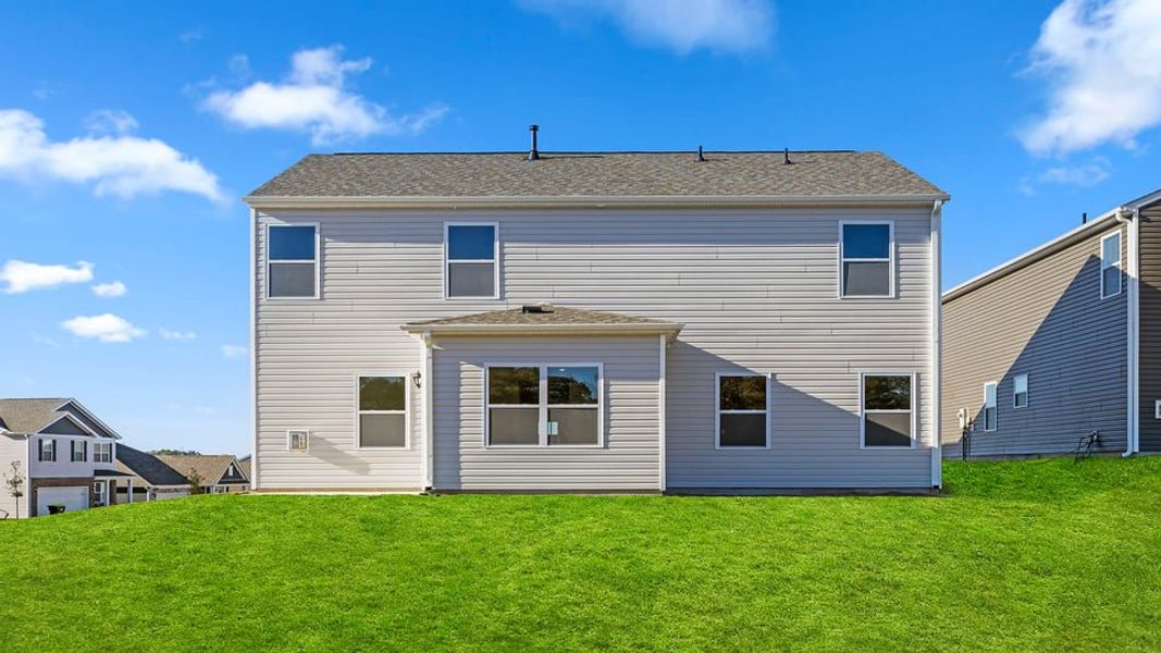 Exterior details and patio area of a home in Baxter Village, Boiling Springs (Image 2).
