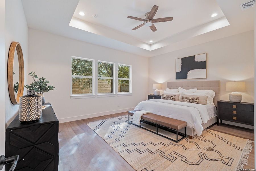 Furnished interior view inside a new home in , New Braunfels (Image 18).