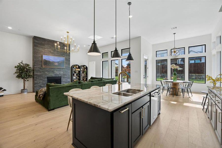 Furnished interior view inside a new home in , Fort Worth (Image 29).