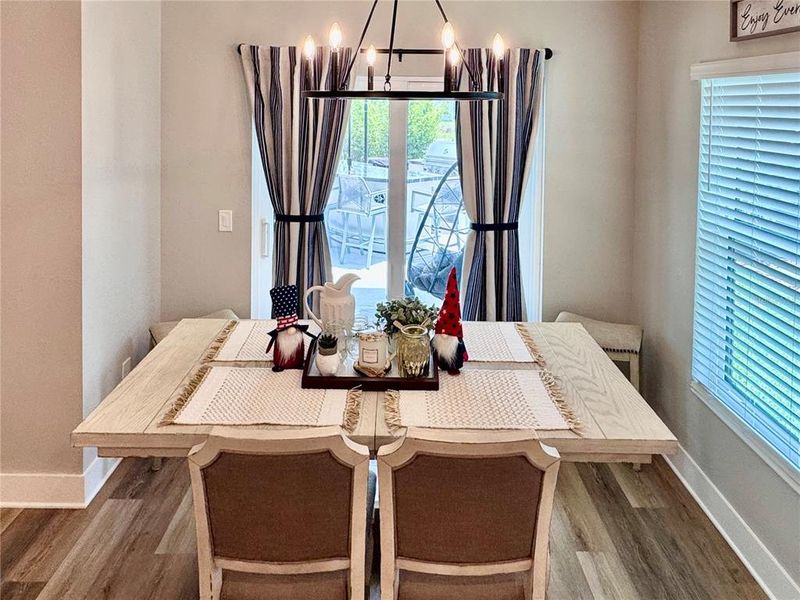 Furnished interior view inside a new home in , The Villages (Image 6).