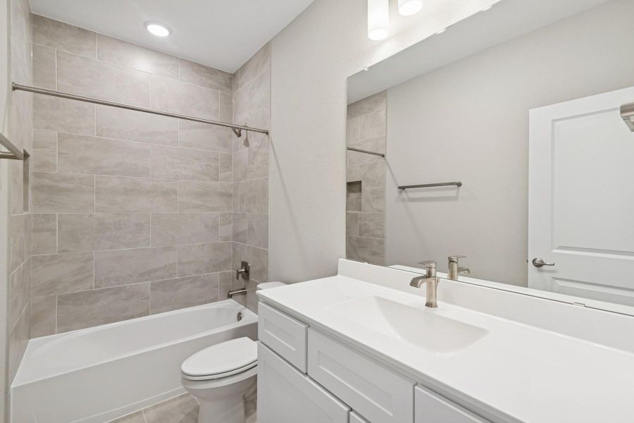 Furnished interior view inside a new home in ARTAVIA 45' Homesites, Conroe (Image 6).