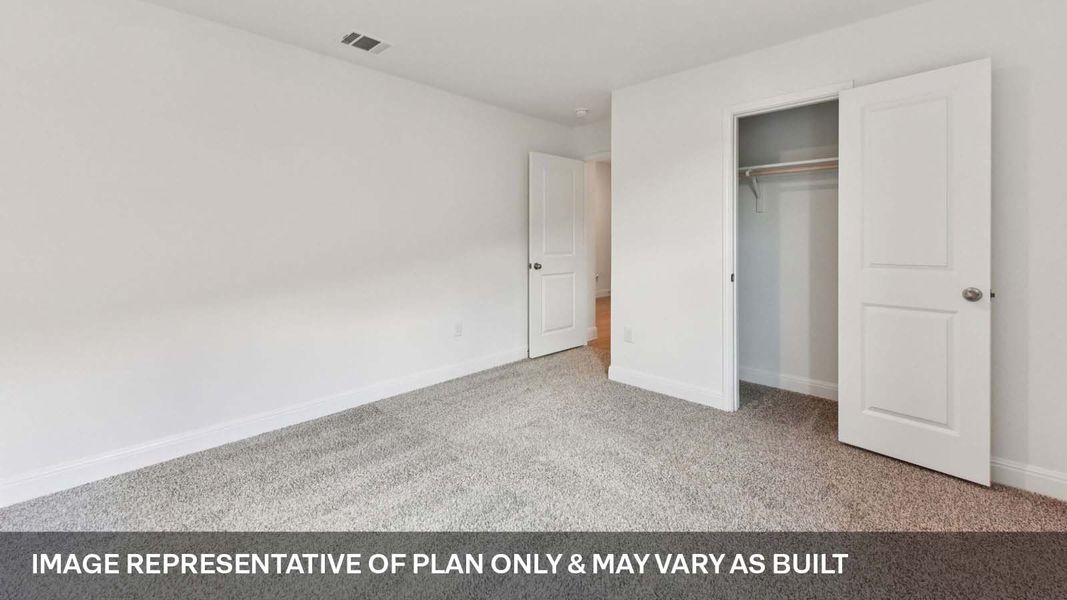Representative unfurnished interior of a home built from the The Fairfield by D.R. Horton in Riverview, Georgetown (Image 30).