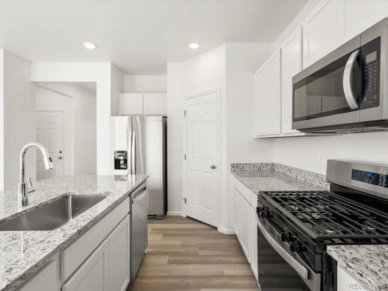Furnished interior view inside a new home in Revere at Johnstown, Johnstown (Image 13).