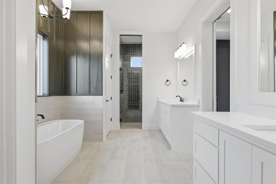 Furnished interior view inside a new home in , Godley (Image 11).