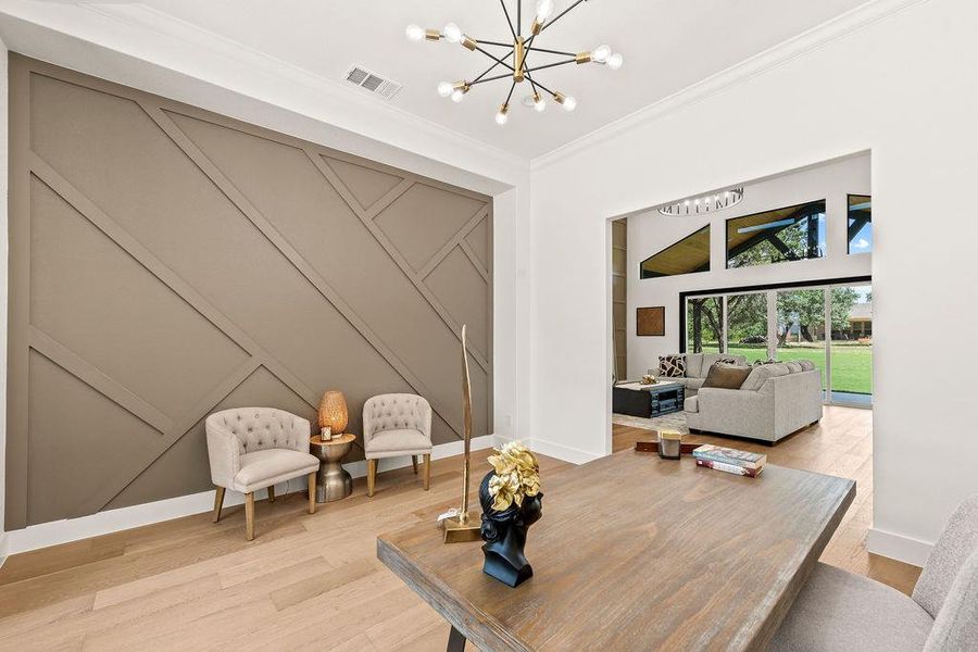 Furnished interior view inside a new home in , Canyon Lake (Image 29). Furnished interior view inside a new home in , Canyon Lake (Image 29).