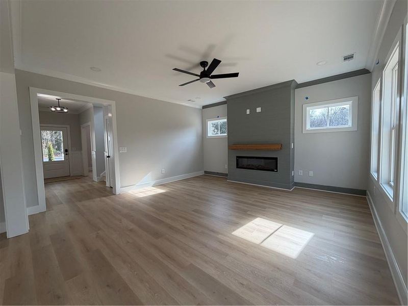 Spacious, unfurnished interior of a new home in , Woodstock (Image 20).