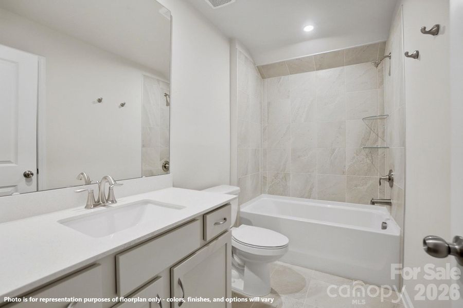 Photo is for representation purposes of floorplan only - colors, finishes, and options will vary