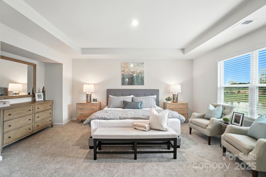 Furnished interior view inside a new home in Waxhaw Landing, Monroe (Image 25).