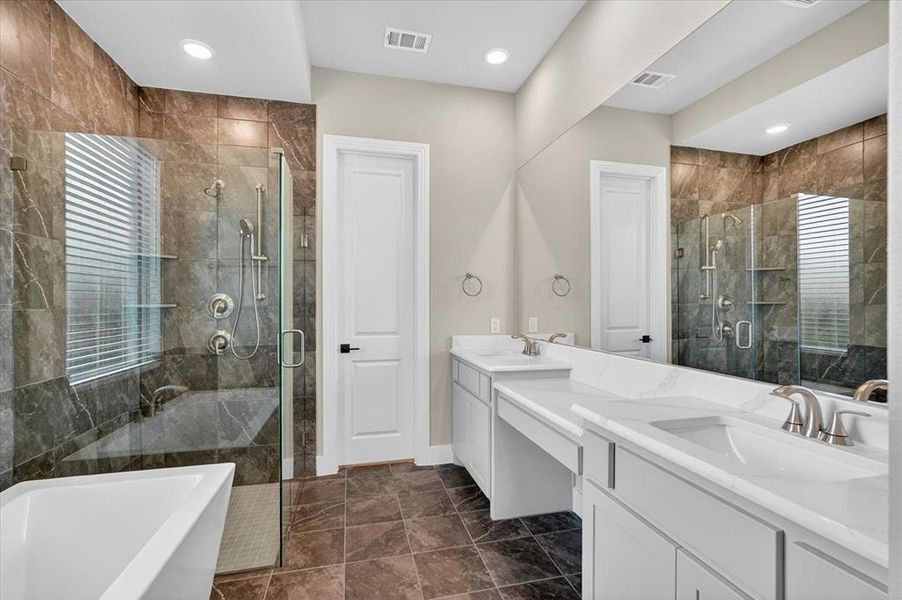 Furnished interior view inside a new home in Cambridge Crossing, Celina (Image 7).