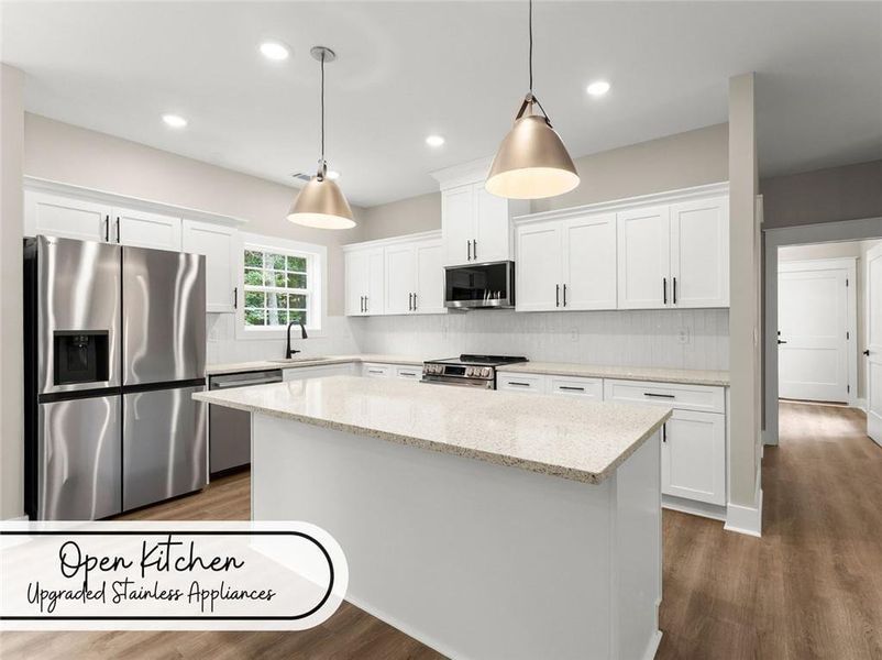 Furnished interior view inside a new home in , Cleveland (Image 3).