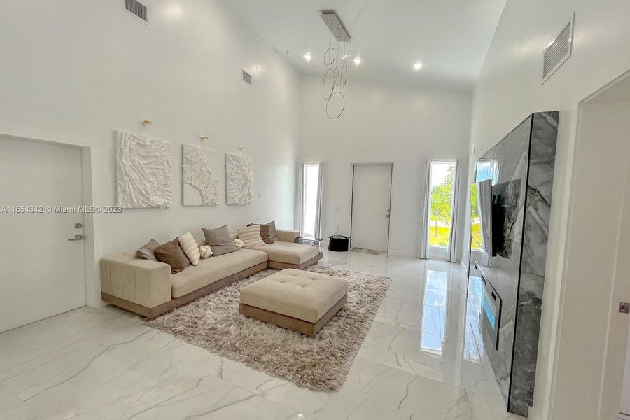 Furnished interior view inside a new home in , Lehigh Acres (Image 8). Furnished interior view inside a new home in , Lehigh Acres (Image 8).