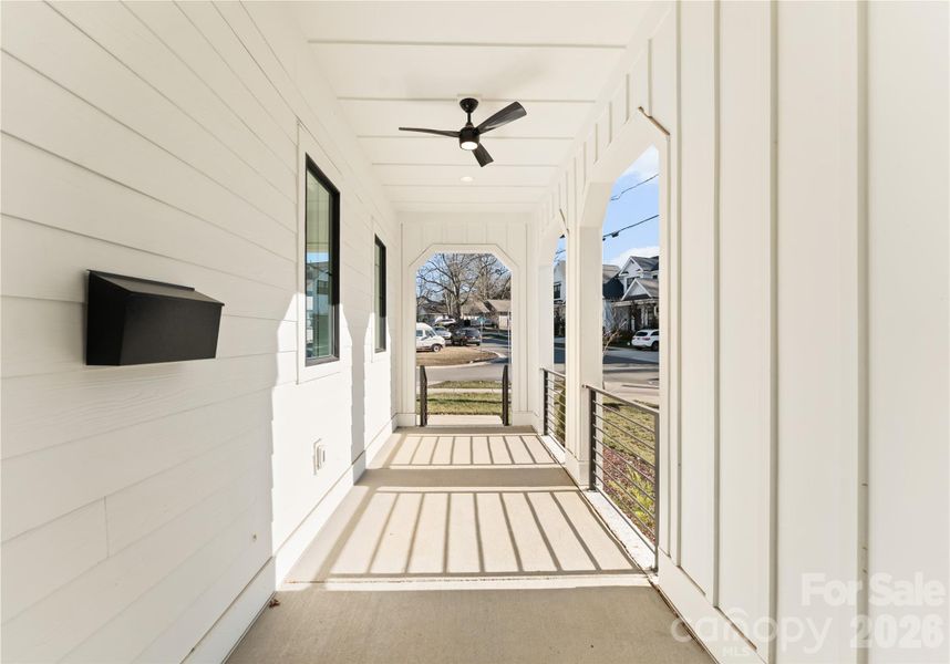 Exterior details and patio area of a home in , Charlotte (Image 3). Exterior details and patio area of a home in , Charlotte (Image 3).