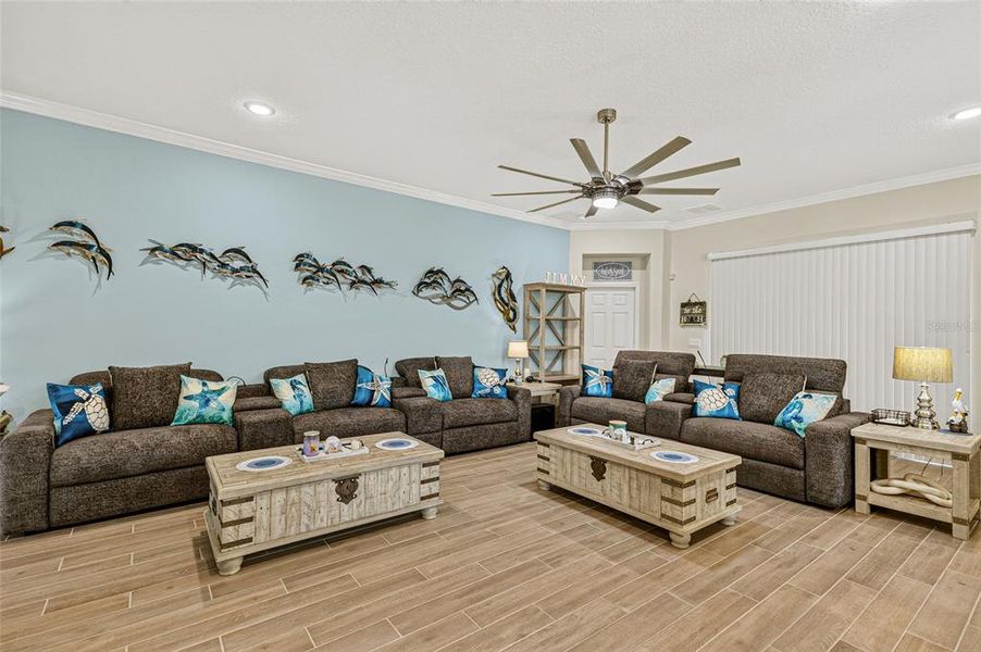 Furnished interior view inside a new home in Crystal Bay Estates, Grant-Valkaria (Image 36). Furnished interior view inside a new home in Crystal Bay Estates, Grant-Valkaria (Image 36).