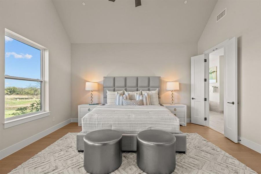Furnished interior view inside a new home in , Northlake (Image 16).