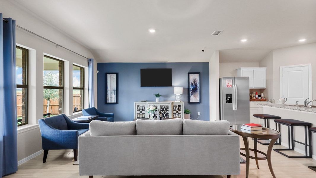 Representative furnished interior of a home built from the Justin by D.R. Horton in The Hills at Reunion, Newark (Image 13). Representative furnished interior of a home built from the Justin by D.R. Horton in The Hills at Reunion, Newark (Image 13).