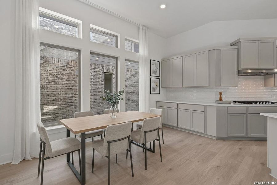 Furnished interior view inside a new home in Nopal Valley, San Antonio (Image 8).